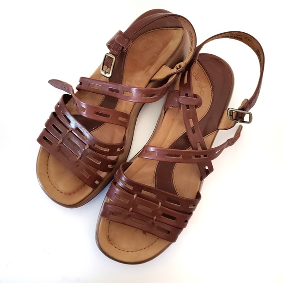 Dansko Shoes - Dansko Brown Leather Sandals Size 10/40